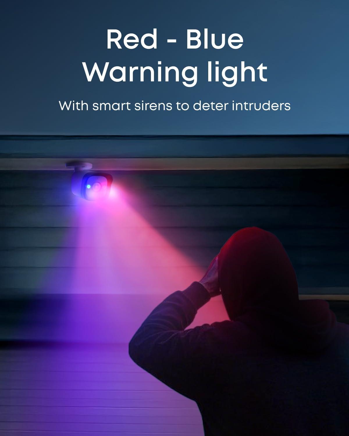 imageeufy 4K NVR Security Camera System S4 Max PoE Wired 247 Recording Triple Lens BulletPTZ Cam 360 PTZ Up to 16CH CrossCam Tracking 8 Auto Zoom Smart Video Search 2TB HDDBullet Addon Cam