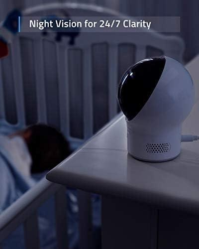 imageeufy Security Addon Camera for Baby Monitor Baby Monitor Camera eufy Baby Video Baby Monitor 720p HD Resolution Ideal for New Moms Easy to Pair Night Vision