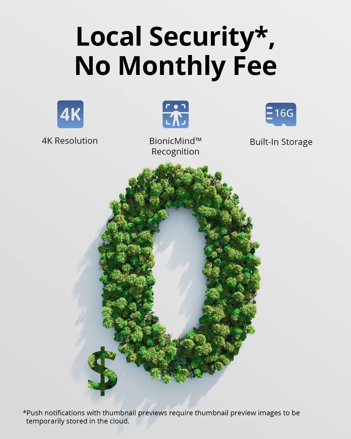 imageeufy Security eufyCam S330 eufyCam 3 4Cam Kit Security Camera Outdoor Wireless Floodlight Camera E340 Wired 360 Pan and Tilt HomeBase 3 Compatible