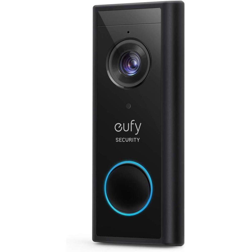 imageeufy Security Smart WiFi Add On Video Doorbell 2K Black Renewed