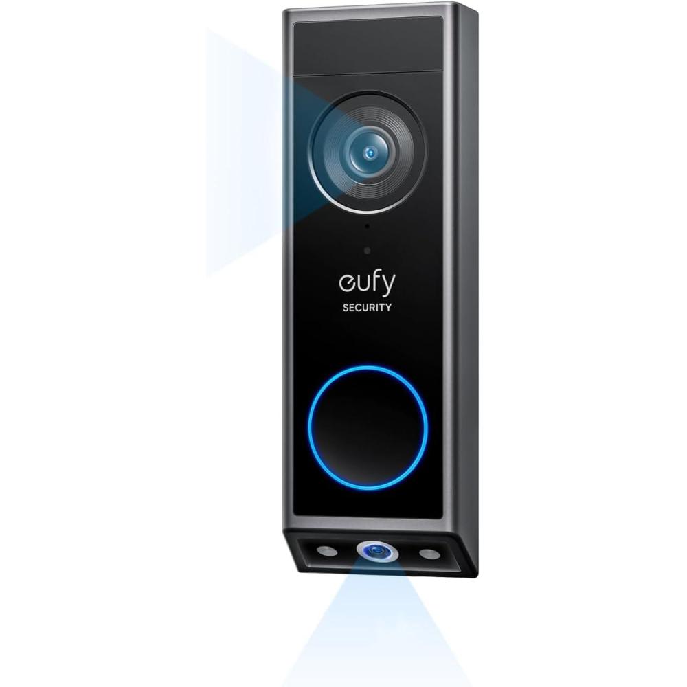 imageeufy Security E340 Video Doorbell Camera Wireless no SubcriptionBattery Powered Dual Cameras with Delivery Guard 2K Full HD HumenPackageMotion Detection No Monthly FeeBattery or Wired Doorbell