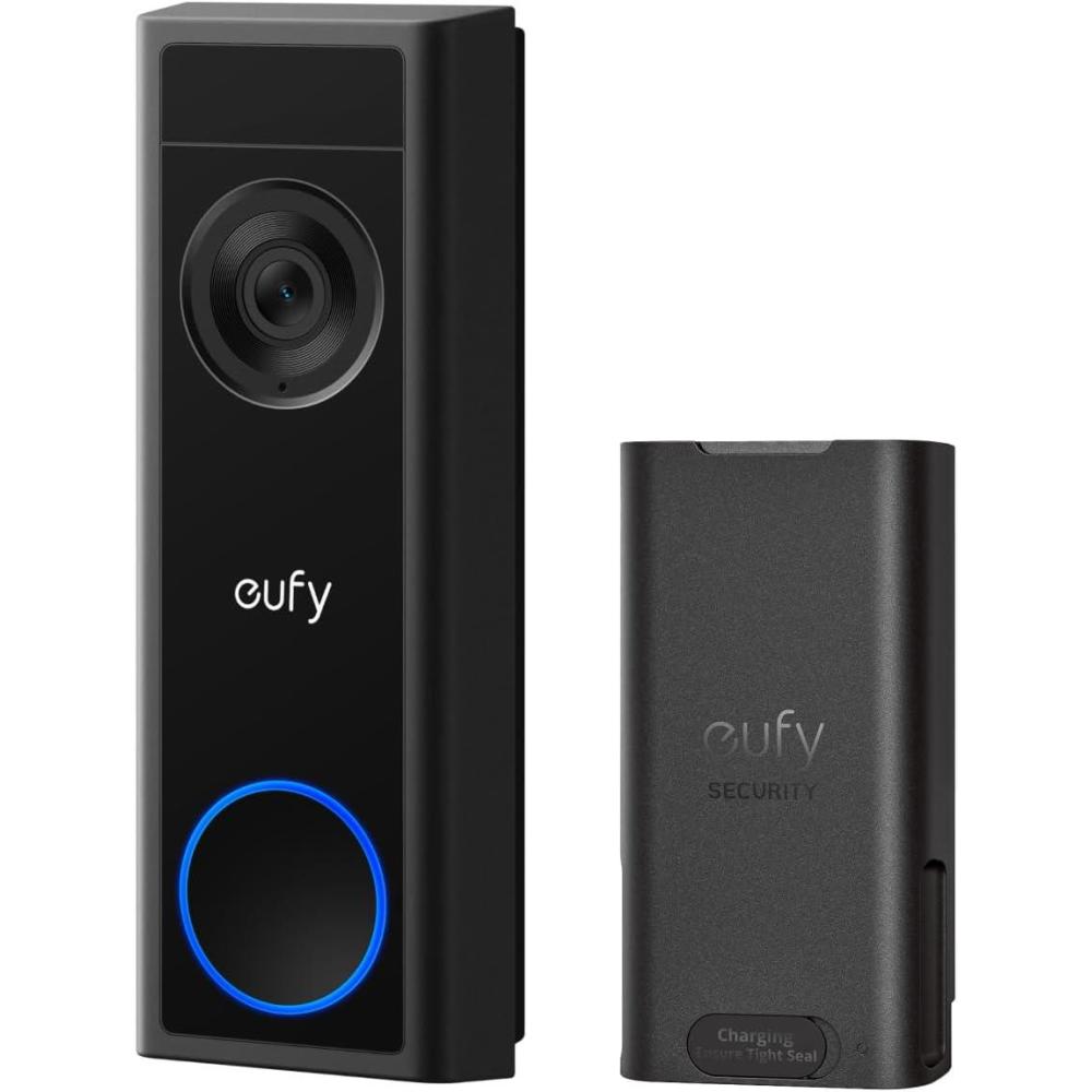 imageeufy Security Video Doorbell Camera C30 Battery Powered2K FHD165 UltraWide ViewEasy Installation Live Video Call AI Human Detection for People and PackagesHomeBase 3 CompatibleNo Monthly FeeBattery or Wired Doorbell  Extra Battery