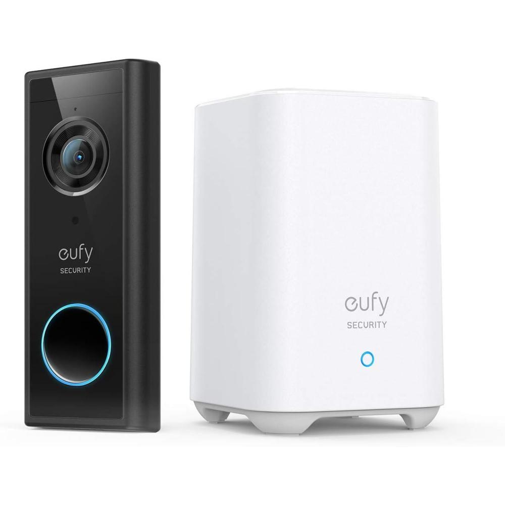 imageeufy Security Video Doorbell S220 BatteryPowered Kit Security Camera  2K Resolution 180Day Battery Life Encrypted Local Storage No Monthly Fees Builtin Storage Motion Only Alert