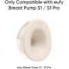 eufy Original 24mm Flange, Milk Container, Diaphragm [2-Pack] & Duckbill Valves, Spout Cap [4-Pack], Replacement Accessories for Wearable Breast Pump S1/S1 Pro