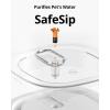 eufy Pet Water Fountain, SafeSip Pump Cat Water Fountain for Small Dogs and Cats, Dishwasher Safe Stainless Steel Cat Water Fountain, 3L Capacity, Ultra-Quite, Easy to Clean