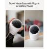 eufy Security Baby Monitor E20 Add-On Camera, 2K HD Resolution, 330° Pan and 60° Tilt, 4× Zoom, Night Vision, 5000mAh Built-in Battery, ANR