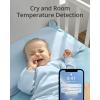 eufy Security Baby Wi-Fi Baby Monitor 2K with Noise Detection, Night Vision, Room Temperature Detection, Camera, Easy Setup, User-Friendly App, Requires 2.4GHz Wi-Fi