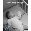 eufy Security Baby Wi-Fi Baby Monitor 2K with Noise Detection, Night Vision, Room Temperature Detection, Camera, Easy Setup, User-Friendly App, Requires 2.4GHz Wi-Fi