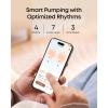 eufy Security Heated Breast Pump Hands-Free E20, Wearable with Innovative HeatFlow, 3 Heat Levels, Optimized Rhythm via App, Hospital-Grade Suction, Leakproof, Ultra-Slim and Quiet for in-Bra Use(Heated Breast Pump E20)