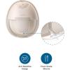 eufy Security Heated Wearable Breast Pump S1 Pro, Slim Hands-Free with Industry-Leading HeatFlow Tech, Wireless Charging Case, App-Controlled OptiRhythm, Hospital-Grade Suction, in-Bra Use(Duckbill Valvue*4)