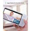 eufy Security SpaceView Pro Video Baby Monitor with 5″ Screen, Two-Way Audio, 720p, Pan & Tilt, Night Vision, Lullaby Player, Wide Angle Lens Not Included (No App Required) (Renewed)