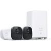 EufyCam 2 Pro 2K Indoor/Outdoor 2-Camera Security System – White (Renewed)