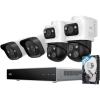 eufy 4K NVR Security Camera System S4 Max, PoE Wired, 24/7 Recording, Triple Lens Bullet-PTZ Cam, 360° PTZ, Up to 16CH, Cross-Cam Tracking, 8× Auto Zoom, Smart Video Search, 2TB HDD(2Bullet-PTZ+2Bullet Cams)