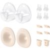 eufy Original 24mm Flange, Milk Container, Diaphragm [2-Pack] & Duckbill Valves, Spout Cap [4-Pack], Replacement Accessories for Wearable Breast Pump S1/S1 Pro