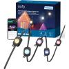 eufy Permanent Outdoor Lights E22, 100ft with 60 Triple-LED Lights, Smart RGBWW, Daily and Holiday, Up to IP67 Waterproof, AI Lighting Themes for Halloween, Christmas, Links with Cameras, Black(Black)