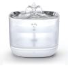eufy Pet Water Fountain, SafeSip Pump Cat Water Fountain for Small Dogs and Cats, Dishwasher Safe Stainless Steel Cat Water Fountain, 3L Capacity, Ultra-Quite, Easy to Clean