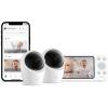 eufy Security Baby Monitor E20 with 2K HD Camera, 5” 720p Display & Baby Monitor E20 Add-On Camera, 2K HD Resolution (Bundle)