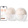 eufy Security Heated Breast Pump Hands-Free E20, Wearable with Innovative HeatFlow, 3 Heat Levels, Optimized Rhythm via App, Hospital-Grade Suction, Leakproof, Ultra-Slim and Quiet for in-Bra Use(Breast Pump E10)
