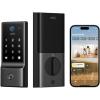 eufy Security Smart Lock E30, Fingerprint Keyless Entry Door Lock with Apple Home Ecosystem, Built-in Wi-Fi Deadbolt, Smart Door Lock for Front Door or Back, Supports Apple Home, Alexa, Google(Matter + WiFi + Fingerprint + 8 AA batteries)