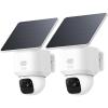 eufy Security SoloCam E30, 2-Cam Pack Kit, Security Cameras Wireless Outdoor, Solar Camera Outdoor Wireless, 360° Pan, AI Tracking, 2K Clarity, No Monthly Fee(2 Pack)