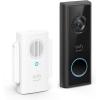 eufy Security, Wi-Fi Video Doorbell Kit, 1080p-Grade Resolution, 120-day Battery, No Monthly Fees, Human Detection, 2-Way Audio, Free Wireless Chime (Requires Micro-SD Card) (Renewed)