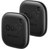 eufy Security by Anker SmartTrack Link (Black, 1-Pack), Android not Supported, Works with Apple Find My (iOS only), Key Finder, Bluetooth Tracker for Earbuds and Luggage, Phone Finder, Water Resistant(2 pack)