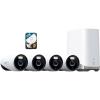 eufy Security eufyCam E330 (Professional) 4-Cam Kit, 4K Outdoor Security Camera System, 24/7 Recording, Plug-in, Wi-Fi NVR, 1TB Hard Drive Included, 10CH, Local Storage, No Monthly Fee(4 Camera Kit)