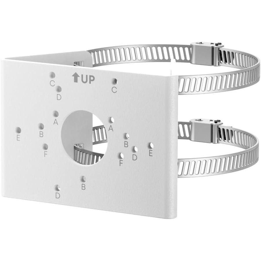 imageeufy Pole Mount Bracket T870C Metal Outdoor Adapter for All eufy PoE Cameras Select WiFi Outdoor Cameras ampamp LongRange Accessories Expands Surveillance Coverage Easy Installation