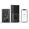 eufy Security Smart Lock C30 with Door Lever, Keyless Entry, Built-in WiFi Deadbolt for Front Door, No Bridge Required, Easy Installation, App Remote Control, Auto Lock(Black)