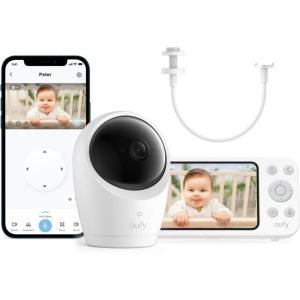 eufy Security Baby Monitor E20 & Baby Monitor Crib Mount (Bundle)