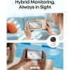 eufy Baby Monitor C10 with 2K HD Camera, 4.5″ 480p Display, 4× Zoom, Pan-Tilt, Night Vision, Hybrid Wi-Fi & No Wi-Fi Connection, 12 H Battery, Motion, Cry, Noises, Temperature Alters, 2-Way Talk, VOX