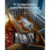 eufy Baby Monitor C10 with 2K HD Camera, 4.5″ 480p Display, 4× Zoom, Pan-Tilt, Night Vision, Hybrid Wi-Fi & No Wi-Fi Connection, 12 H Battery, Motion, Cry, Noises, Temperature Alters, 2-Way Talk, VOX