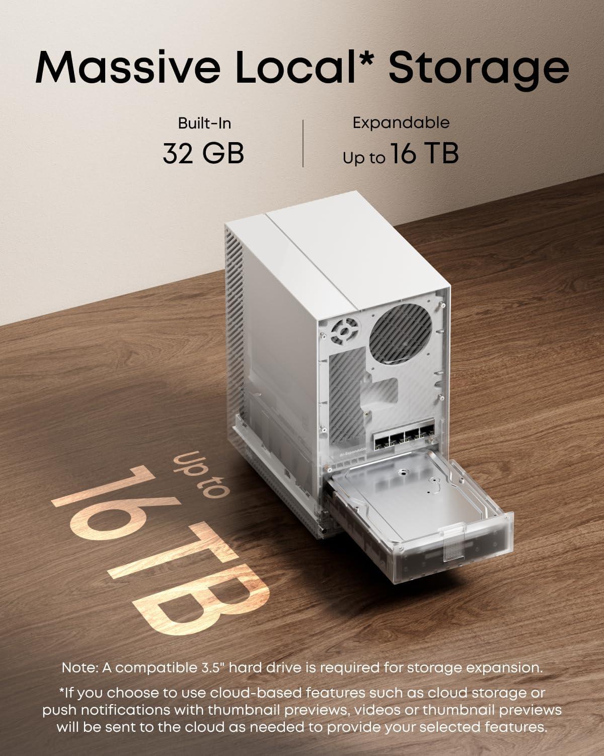 imageeufy HomeBase Professional S1 Home Security Center 4G Connectivity Battery Backup Local Expandable Storage Advanced Local AI Compatible with eufy Security Products