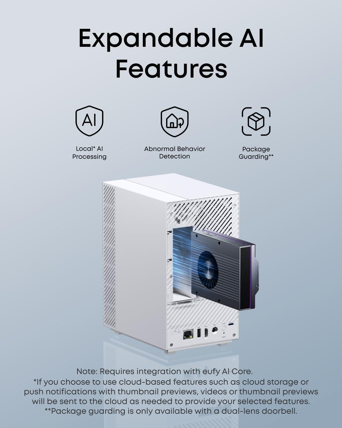 imageeufy HomeBase Professional S1 Home Security Center 4G Connectivity Battery Backup Local Expandable Storage Advanced Local AI Compatible with eufy Security Products