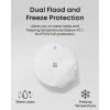 eufy Flood and Freeze Sensor E20, Dual Detection, Extended Reach with Cable, Built-in Alert with 75 dB Alarm, Long-Lasting 5-Year Battery Life, Compatible with HomeBase 2, 3, Mini, and Pro