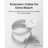 eufy Flood and Freeze Sensor E20, Dual Detection, Extended Reach with Cable, Built-in Alert with 75 dB Alarm, Long-Lasting 5-Year Battery Life, Compatible with HomeBase 2, 3, Mini, and Pro