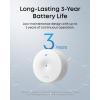 eufy Glass Break Sensor E10, Precision Detection with Advanced Algorithm, 25 ft Range Coverage Area, Long-Lasting 3-Year Battery Life, Compatible with HomeBase 2, 3, Mini, and Pro