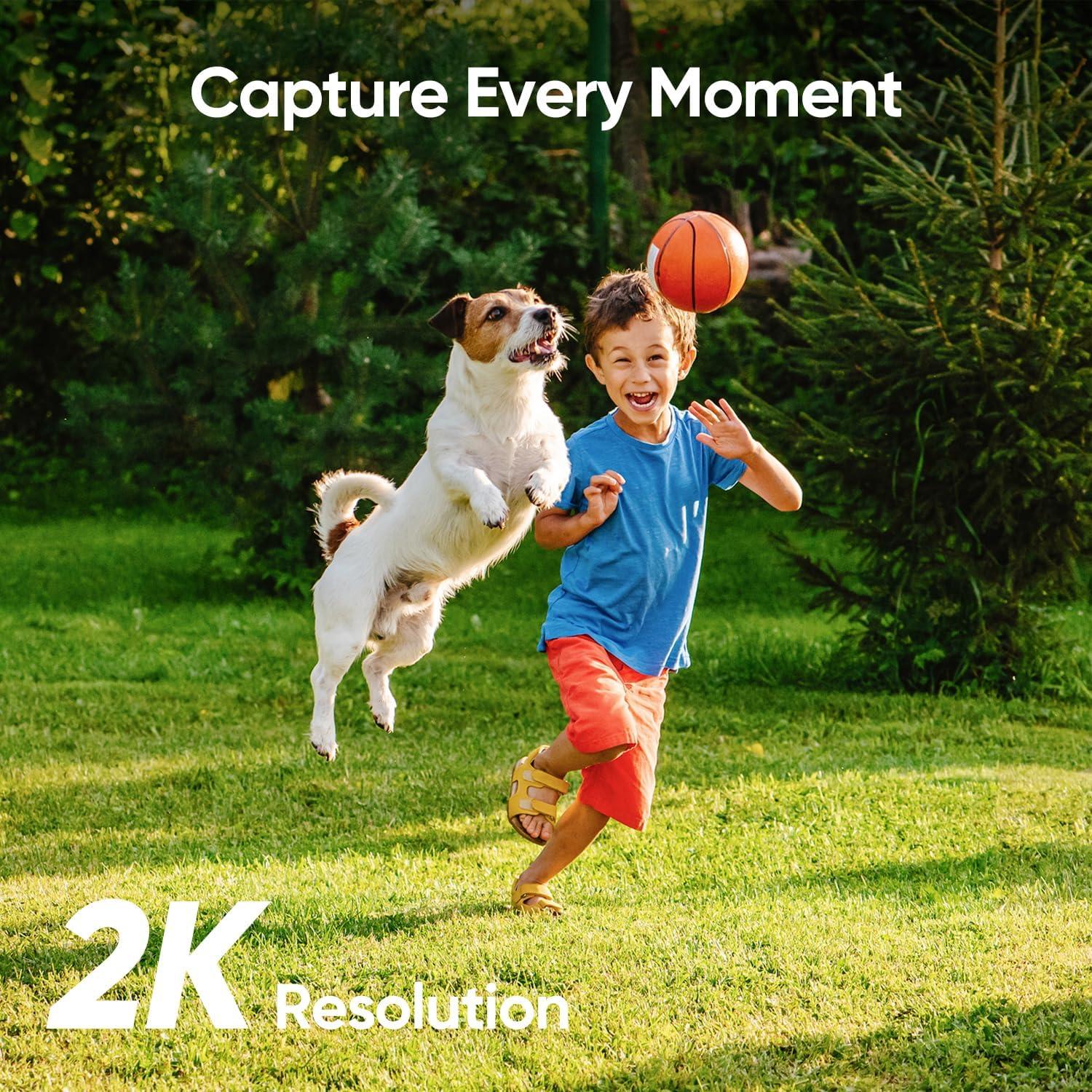 image:imageeufy Security SoloCam C210 3Cam Pack Wireless Outdoor Camera 2K Resolution No Monthly Fee Wireless 24 GHz WiFi HomeBase 3 Compatible Renewed