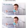 eufy Security Baby Monitor Spaceview E110 with Security Camera and 2-Way Audio, 720p HD Resolution, Night Vision, 5″ Display, 110° Wide-Angle Lens Included, Lullaby Player, Sound Alert (Renewed)
