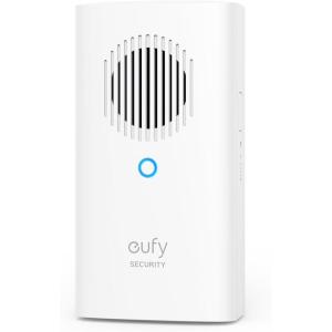 eufy Security Video Doorbell Add-On Chime, Indoor Chime, Requires eufy Security Video Doorbell E340/C30/C31, No-Delay Ring, Adjustable Volume, 8 Fun Ringtones, only works with 2.4GHz Wi-Fi