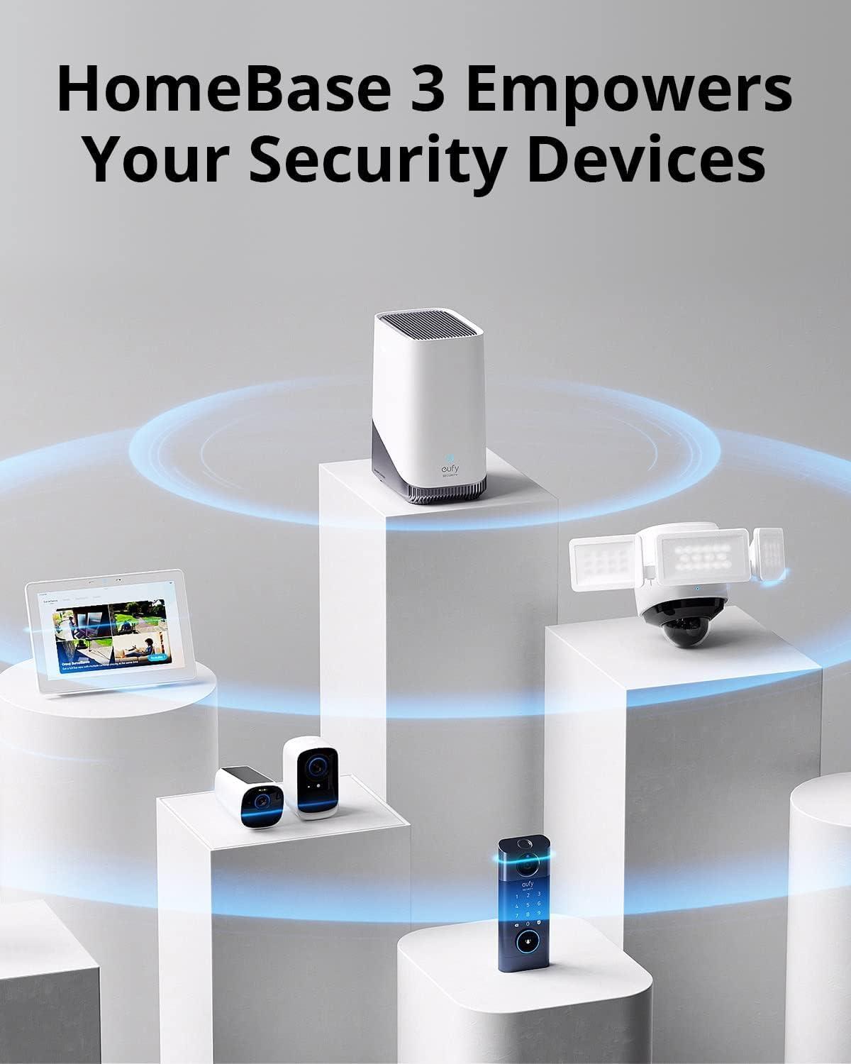 image:imageeufy Security SoloCam S340 6cam kit Solar Security Cameras Wireless Outdoor 360 Pan amp Tilt Surveillance No Blind Spots 24 GHz WiFi No Monthly Fee
