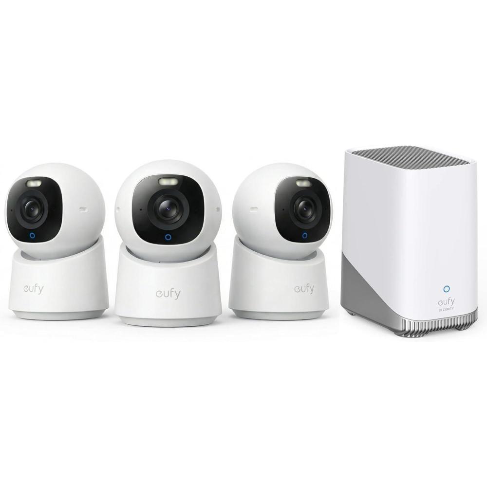 image:imageeufy Security Indoor Cam E30 3 CamKit amp HomeBase S380 Bundle
