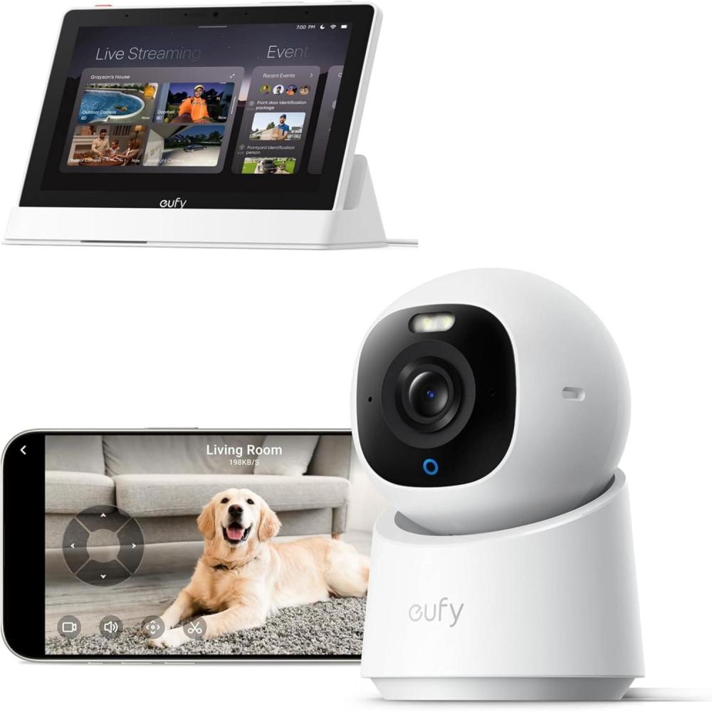 image:imageeufy Security Indoor Cam E30 amp Smart Display E10 Bundle