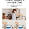 eufy Security Indoor Cam E30 (3-Pack),4K Pet/Baby/Nanny Camera,360° Pan Tilt,AI Auto Tracking,Color Night Vision,Two-Way Audio,AI Human/Pet Detection,Works with HomeKit