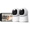 eufy Security Indoor Cam E30 (3-Pack),4K Pet/Baby/Nanny Camera,360° Pan Tilt,AI Auto Tracking,Color Night Vision,Two-Way Audio,AI Human/Pet Detection,Works with HomeKit