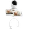 eufy Security E21 Baby Monitor with Baby Monitor Crib Mount, 4K UHD Camera, 5” 720p Screen, Pan-Tilt and 8× Zoom, Dual Wi-Fi/Local Connection, 24/7 App Recording