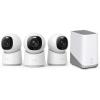 eufy Security Indoor Cam E30 3 Cam-Kit & HomeBase S380 (Bundle)