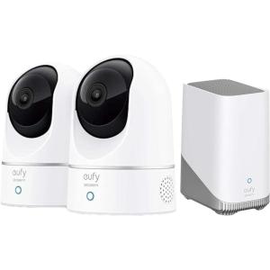 eufy Security Indoor Cam E220 2-Cam Kit & HomeBase S380 (Bundle)