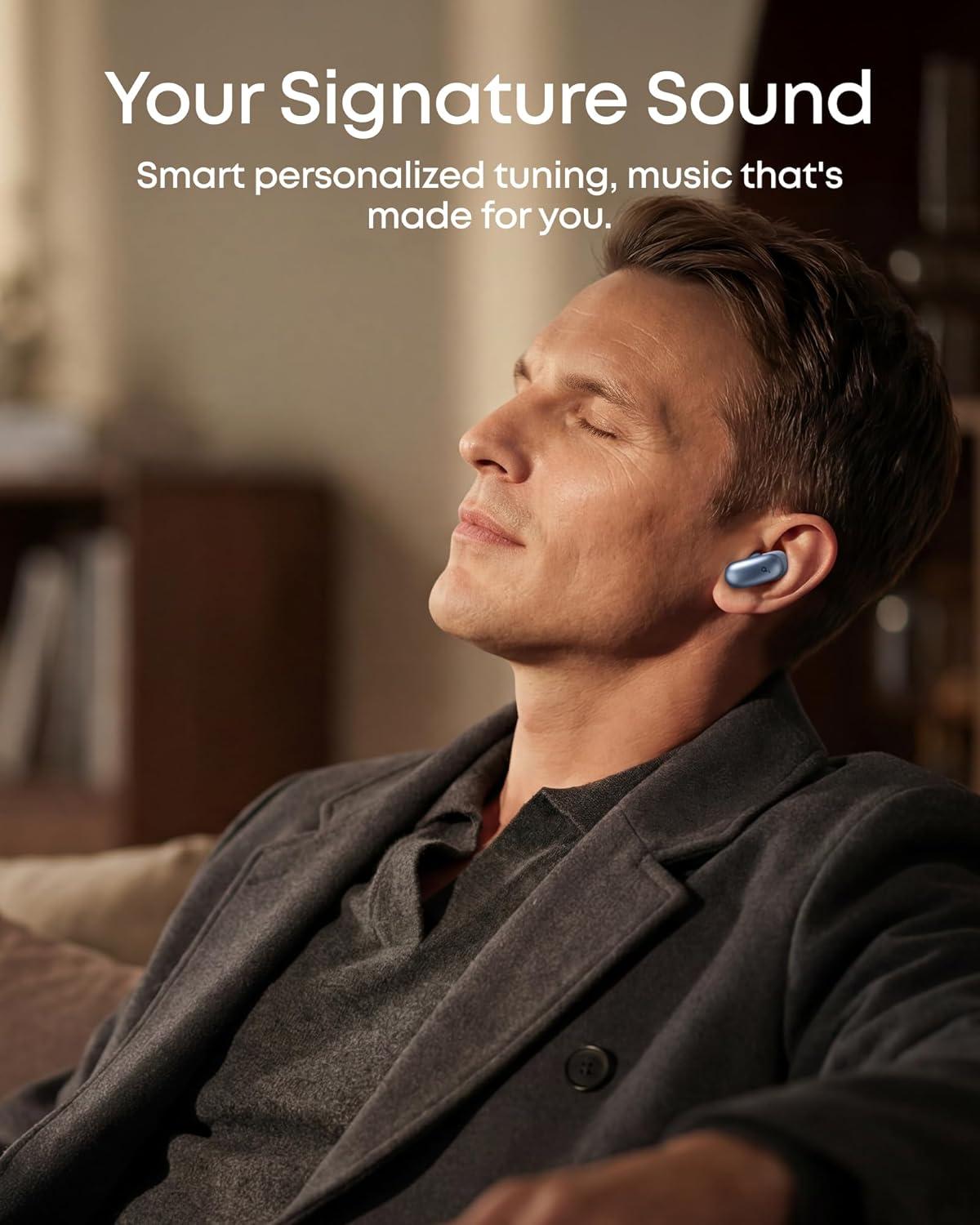 image:imageSoundcore Liberty 5 ProGuinness World RecordsCertified Call QualityAnker Thus AI ChipActive Noise Cancelling Wireless EarbudsCrystalClear Calls for CommuteNoisy EnvironmentsPearl Blue
